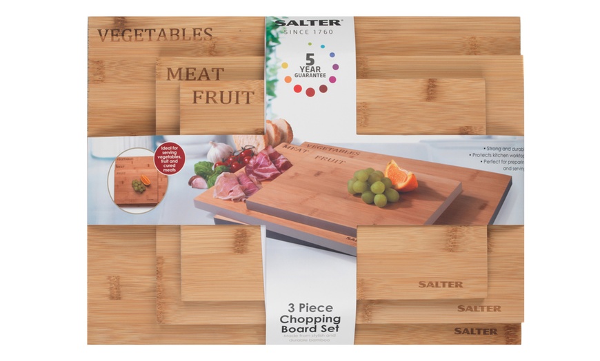 Image 10: Salter Chopping Board Set