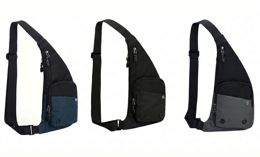 Image 2: Borsa a tracolla monospalla da petto