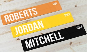 Personalised Metal Street Signs