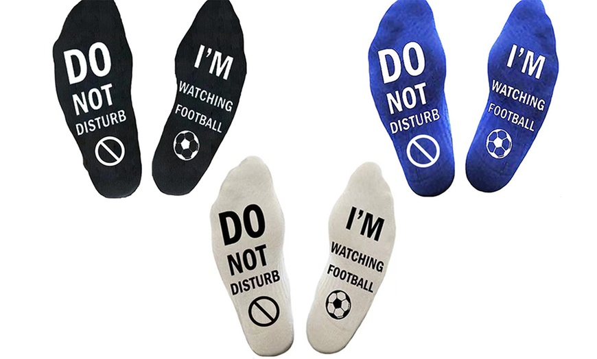 Image 1: Calcetines de fútbol Do Not Disturb