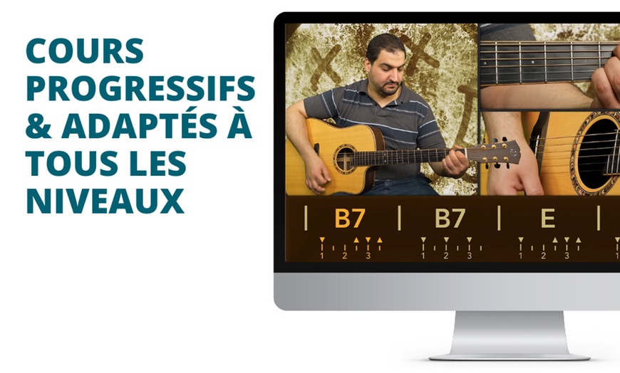 Image 3: Devenez guitariste avec des cours en ligne adaptés à votre rythme