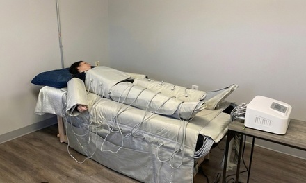 One Full Body Infrared Pressotherapy Body Slimming with Electro-Muscle Stimulation Toning - Organic Headspa & Salon