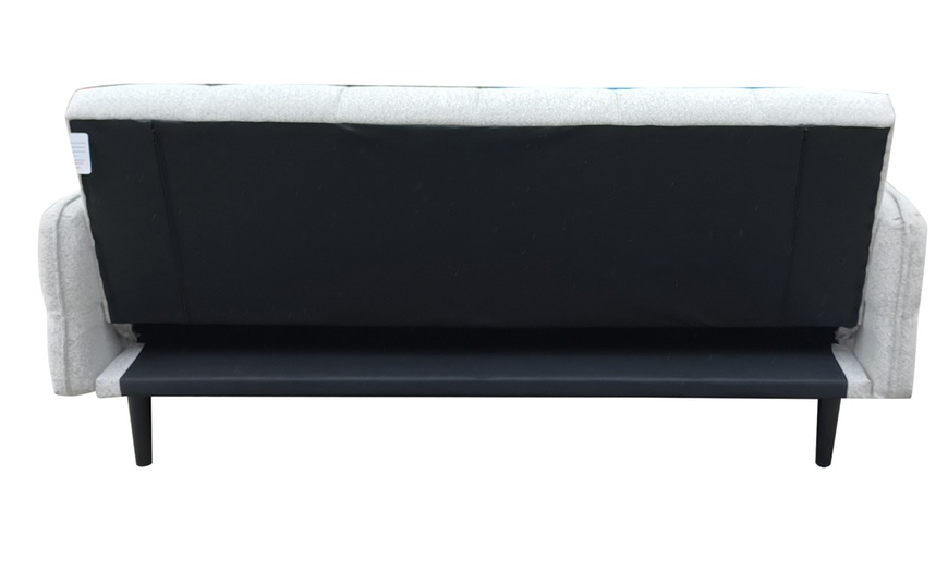 Image 16: DS Living Bello 2 Seater Sofa Bed in Grey or Silver