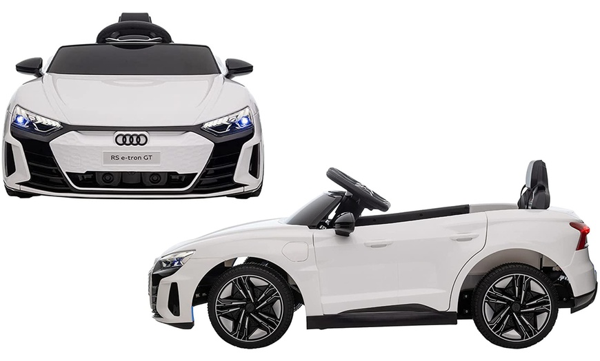 Image 7: HomCom Audi RS e-tron GT Licensed Kids Electric Ride On Car