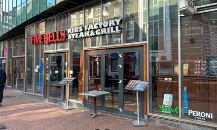 Voor 1 persoon: mixed grill met friet en salade - Five Bells