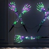 Image 4: Five-Pack Halloween Solar Skull Hand Ground Lights