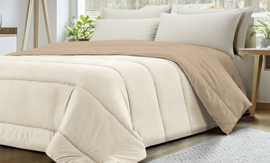 Image 9: Couette d'hiver 350 gr/m2 en microfibre douce made in Italy 