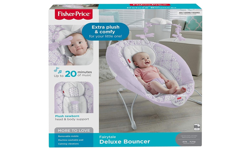 Image 4: Deluxe Fairytale Baby Bouncer