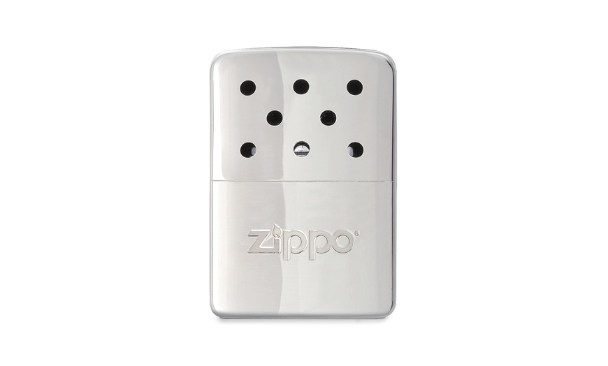 Image 3: Zippo Stainless Steel Flask with Optional Gift Set