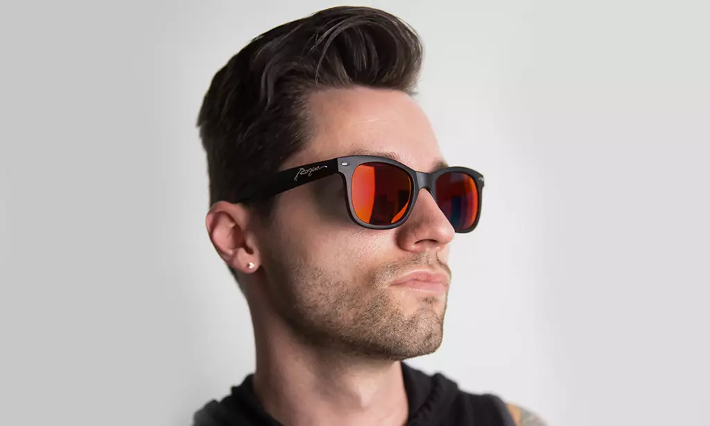 Rogue Nero Red Lens Sunglasses Groupon Goods