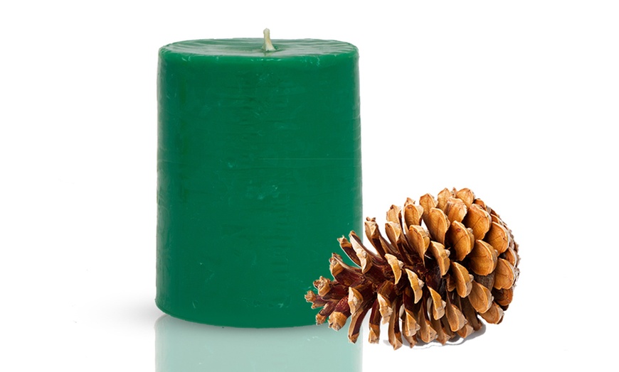 Image 11: Four Scented Pillar Candles