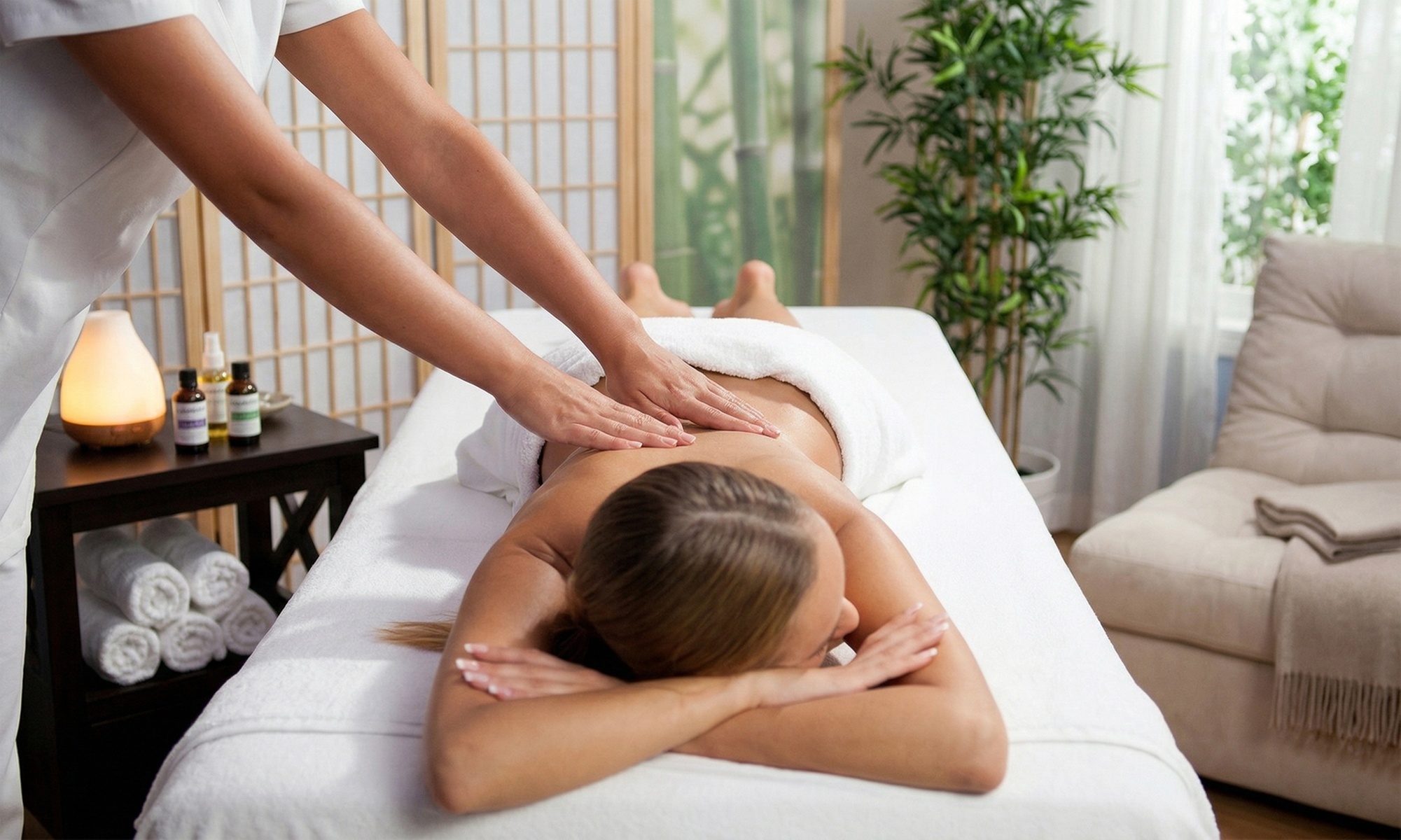 50 or 90-Minute Signature Body Massage with Hot Stone and Organic Oil
