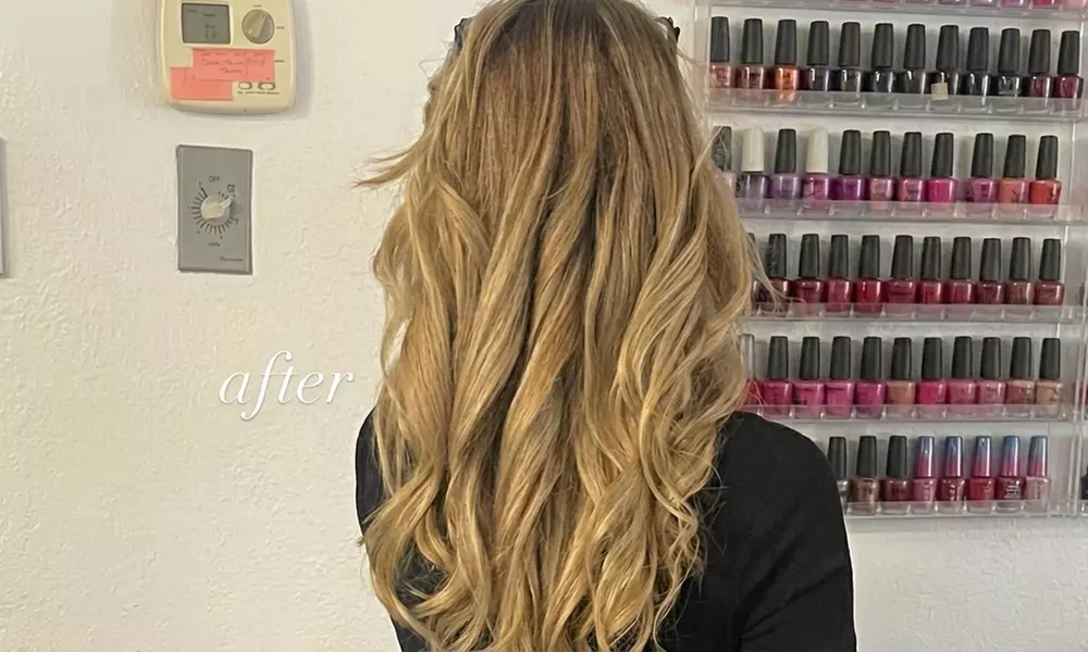 Haircut with Condition & Blow-Dry Plus Color or Highlights Options