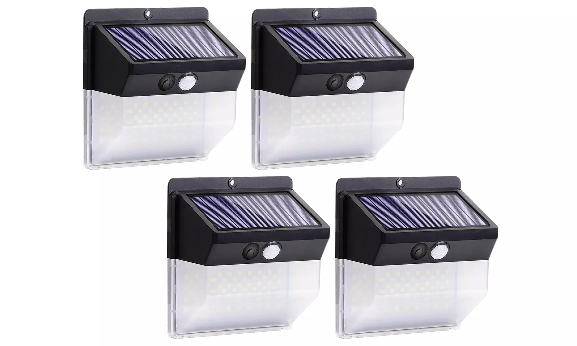 1, 2 ou 4 lampes à détecteur de mouvements et 136 LED - Second Medium