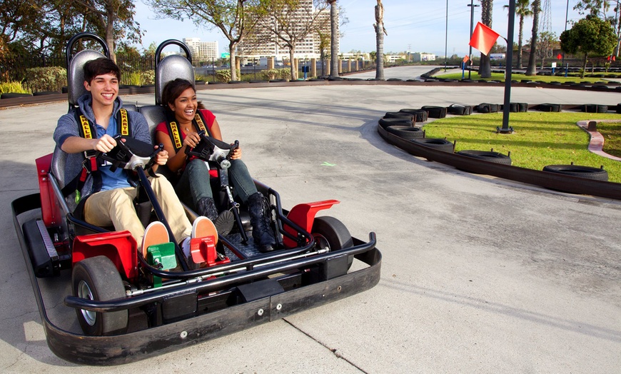 Image 1: Four Hour Unlimited Rides and Mini Golf at Malibu Norcross