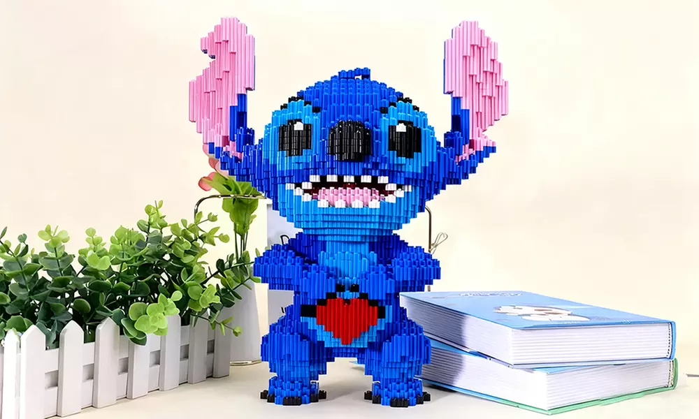 Set di blocchi da costruzione con modello Stitch