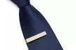 Gentleman Men Metal Simple Necktie Tie Bar Clasp Clip Clamp Pin Party Wedding - Second Medium