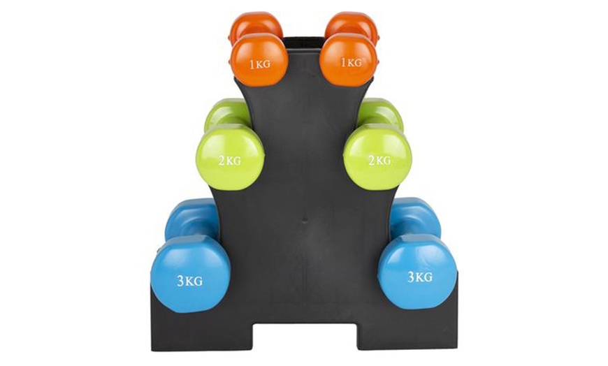 Image 3: Dumbbells Set