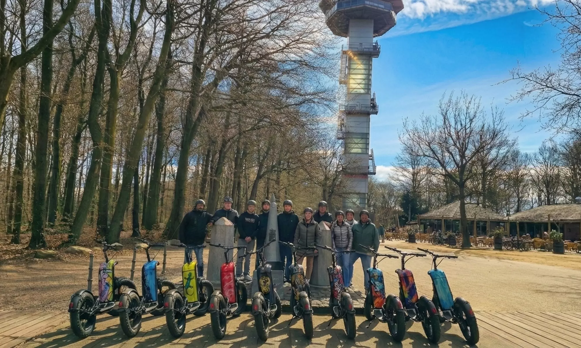 Traversez 3 pays en trottinette électrique tout-terrain