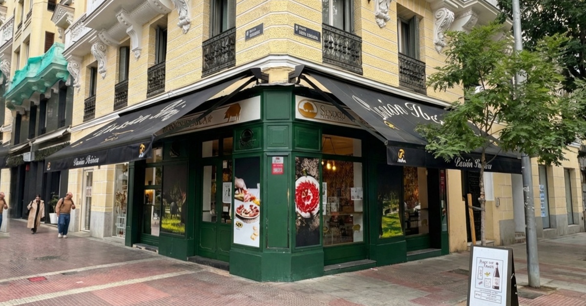 Menú degustación ibérico en cinco pasos con bebida incluida en Madrid