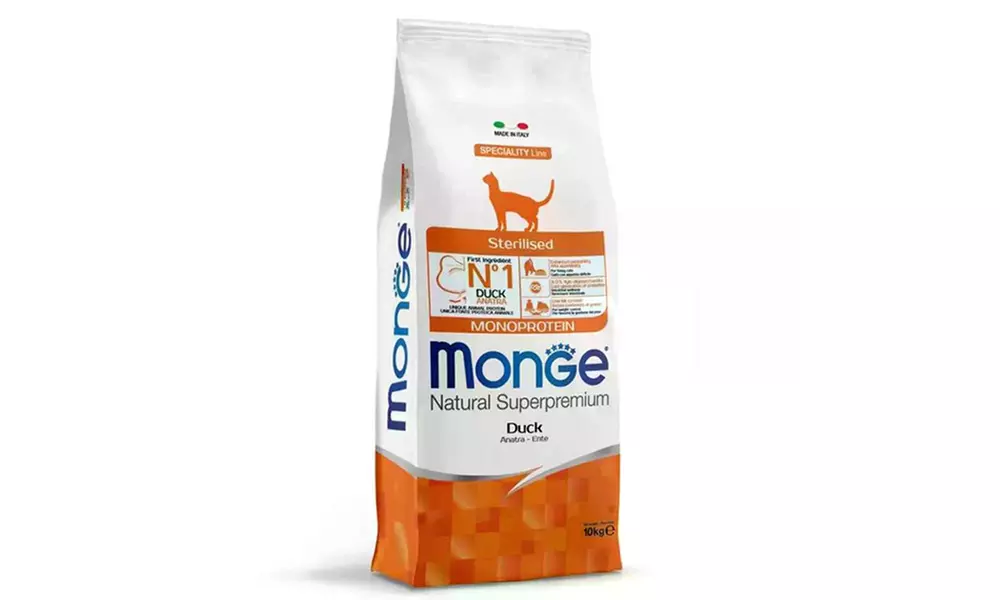 1 o 2 confezioni da 10 kg di cibo per gatti Monge Natural