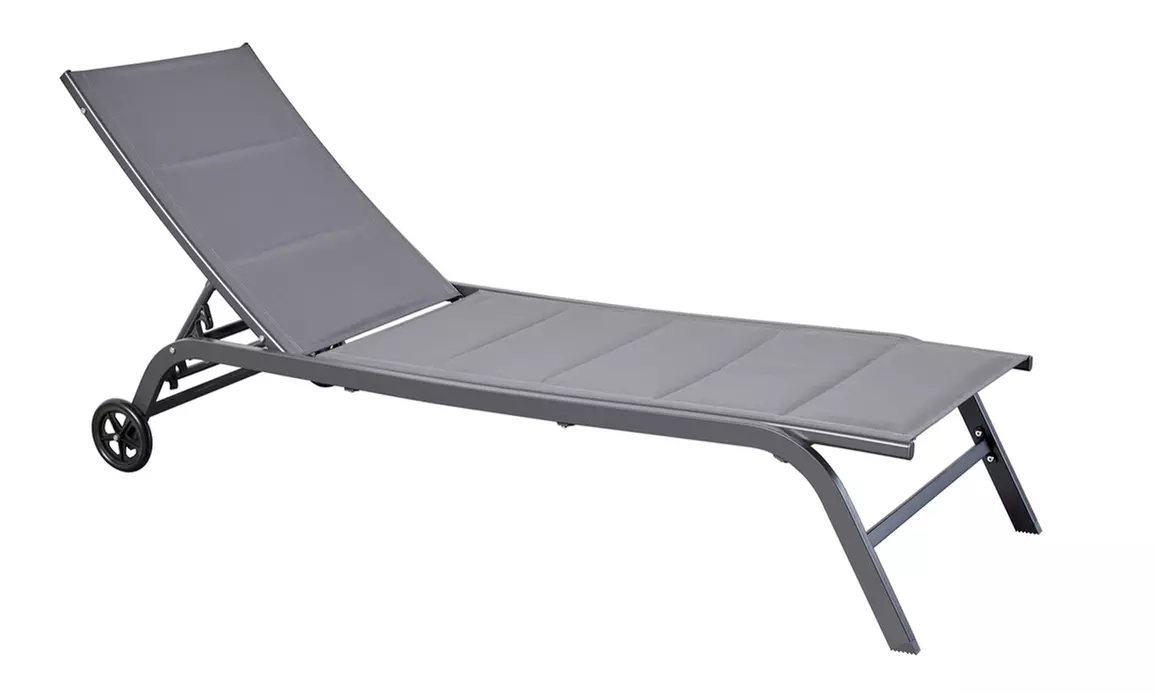 Lot de 2 transats en aluminium AUCKLAND, Kokoon