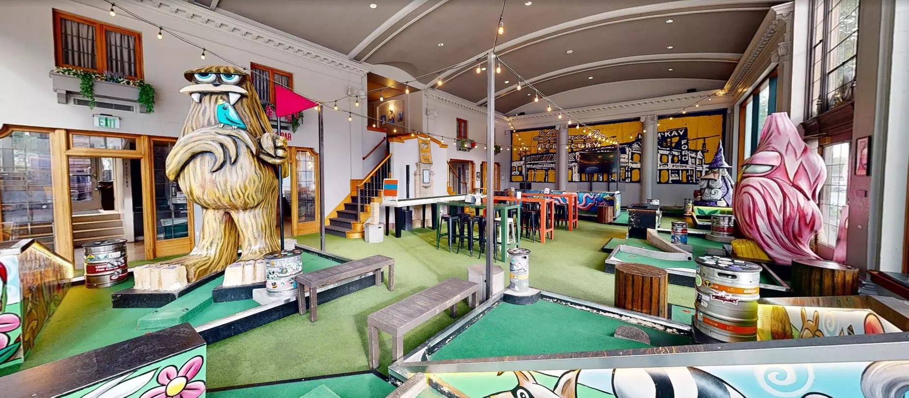 One Round of Mini Golf, Duffleboard, and a Drink for Two or Four