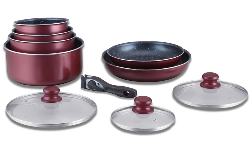 Image 3: Herzberg 10er-Set Kochgeschirr