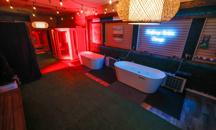 Image 5: Cold Plunge, Sauna and Red Light Therapy: Choose 1, 2 or all 3 Options