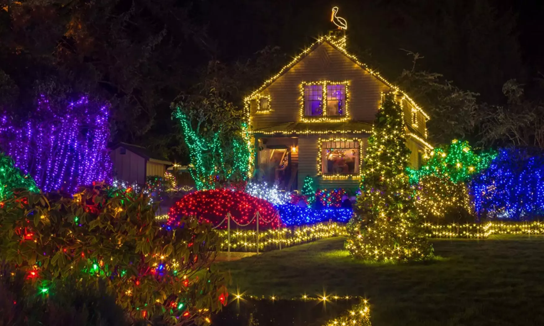 Christmas Decoration 72ft 200LED Solar String Lights Outdoor Copper Wire Lights