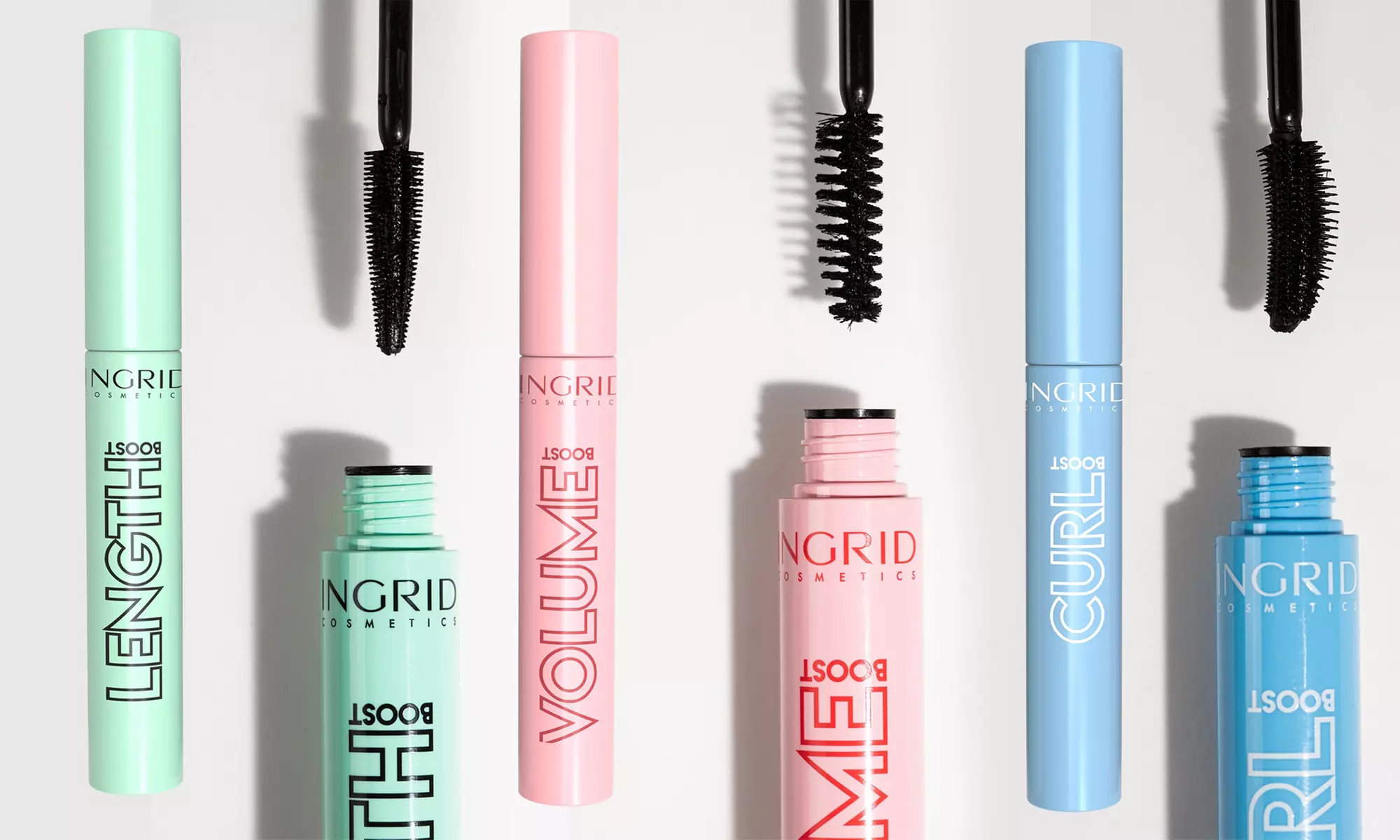 1, 2, 3 ou 6 mascaras Volume / Recourbant / Extra Longueur Ingrid Cosmetics - Primary Image