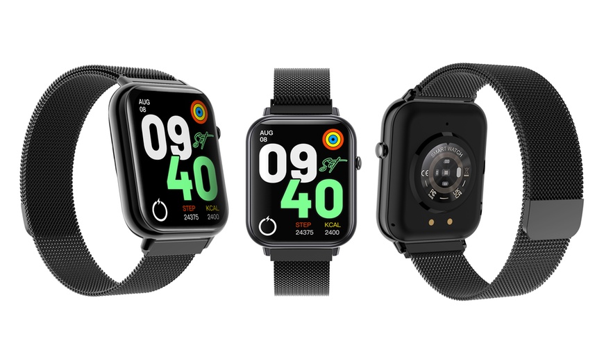 Image 9: Bluetooth Smart Watch 2.1" Touch Screen Heartrate Blood Pressure