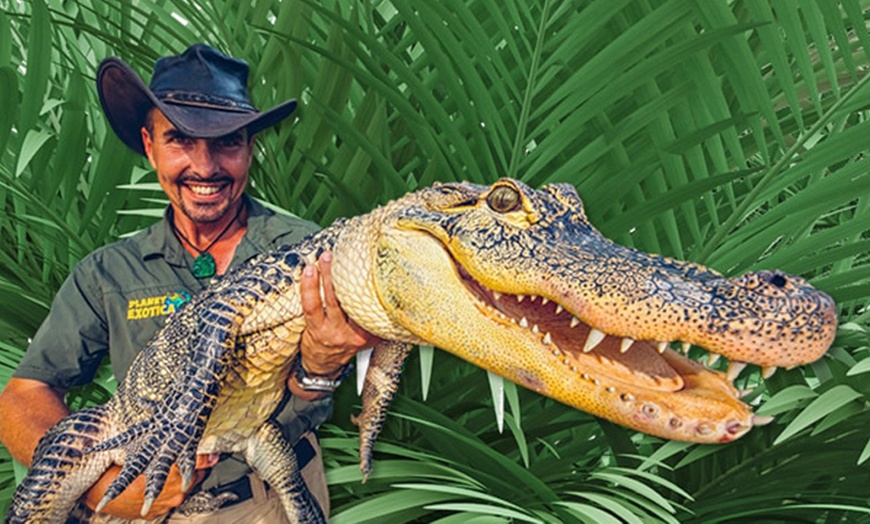 Image 1: Entrée enfant et/ou adulte pour le parc animalier Planet Exotica