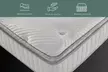 Matelas Perle, mémoire de forme, ressorts ensachés et latex, 27 cm, Sampur, livraison offerte - Second Medium