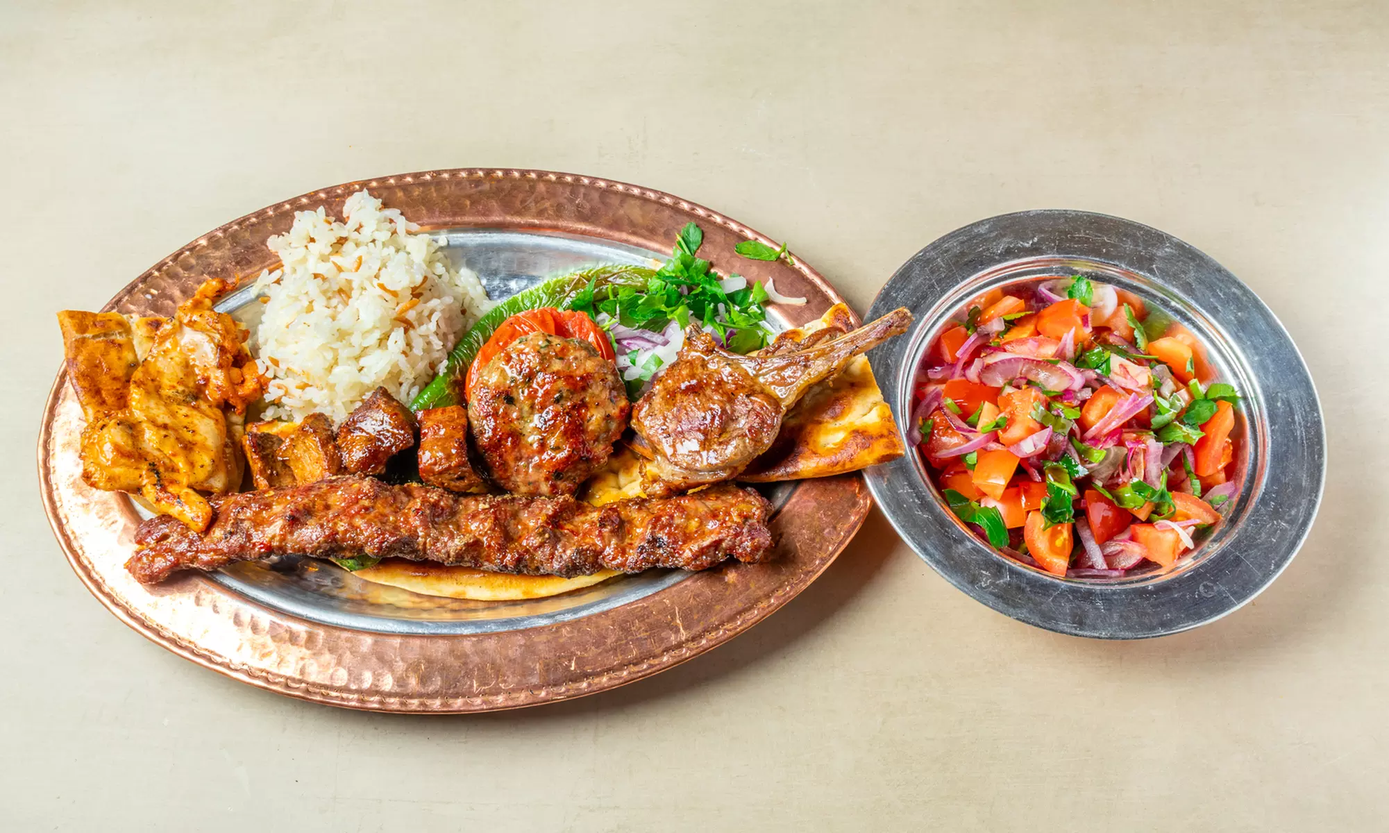 Authentisches türkisches 3-Gänge-Tagesmenü nach Wahl für 1-4 Personen