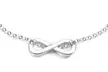 Colliers Infinity en argent sterling Ah! Jewellery®, estampillé 925 - Second Medium