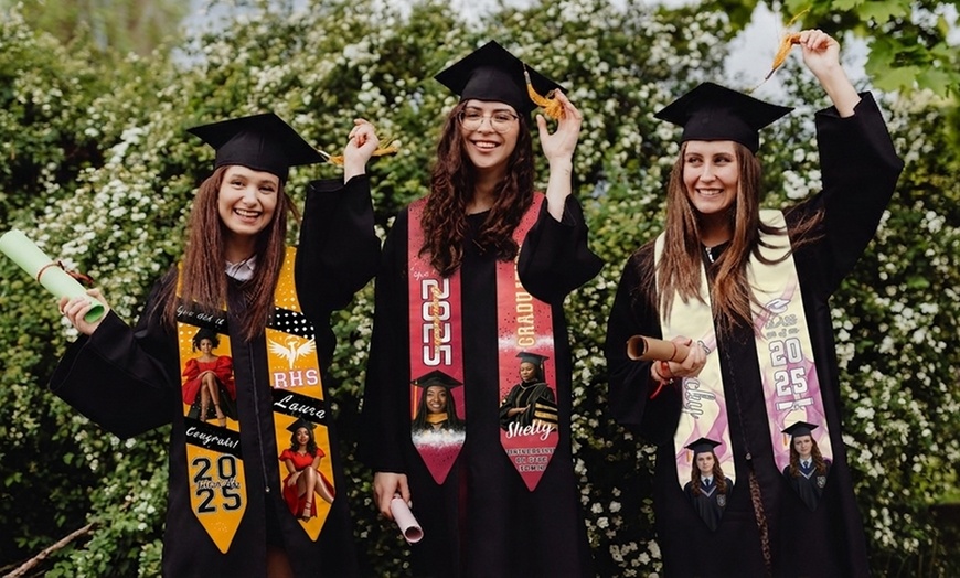 Image 5: Personalized Graduation Essentials – Custom Caps, Sashes, Tassel Charm