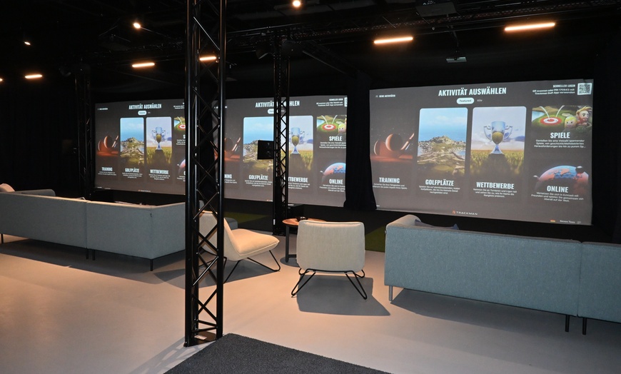 Image 2: 60 Min. Golf-Simulator spielen für 1 - 4 Personen