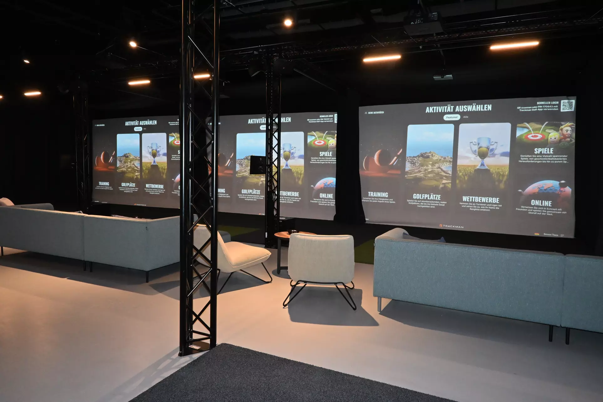 60 Min. Golf-Simulator spielen für 1 - 4 Personen