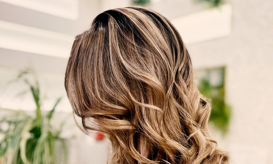 Image 3: Style Up with Full Head Color with Toner & Treatment