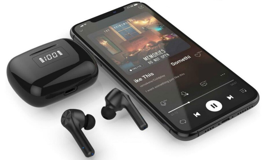 Image 2: T9 Bluetooth Headset