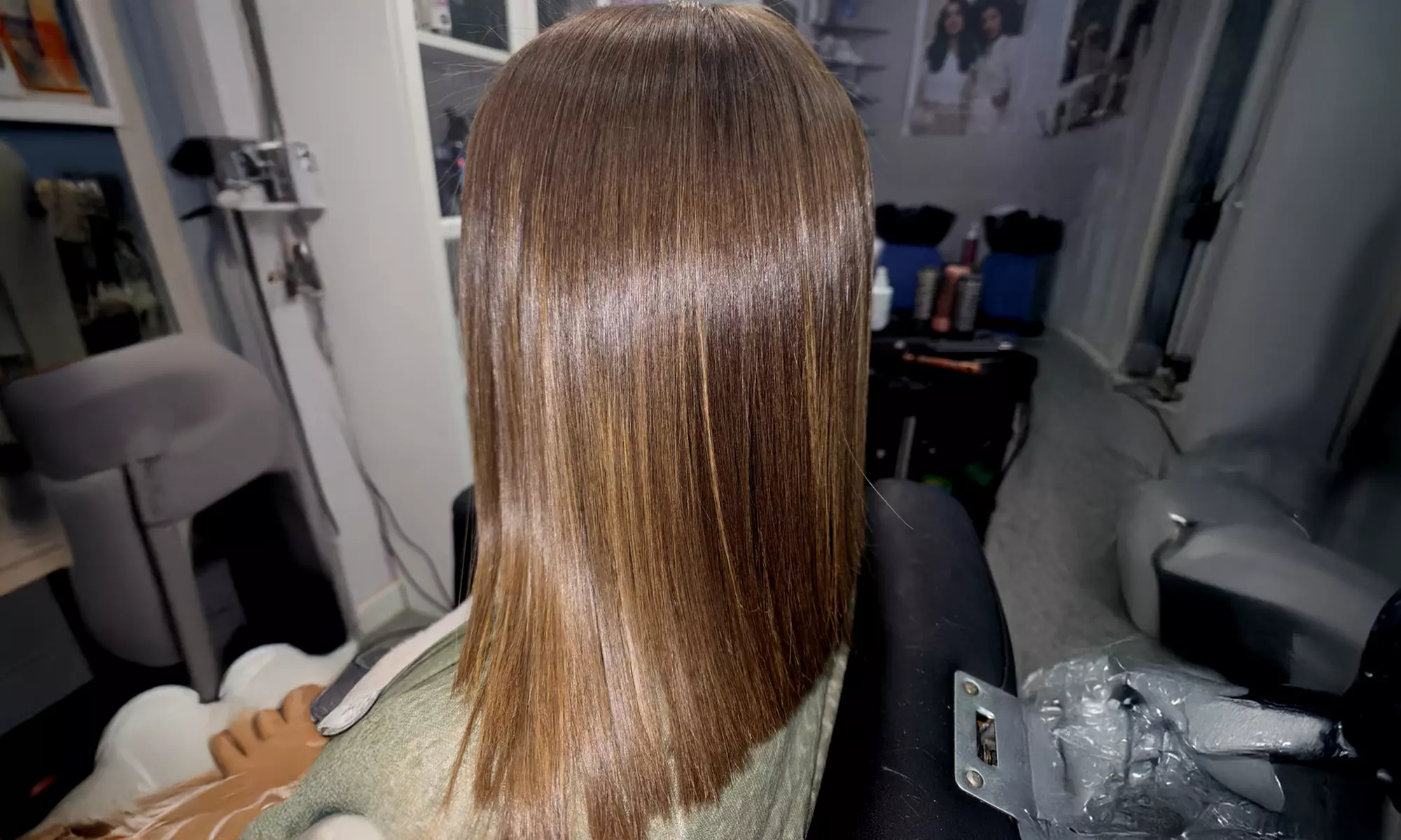 Alisado de queratina con corte de puntas para 1 persona