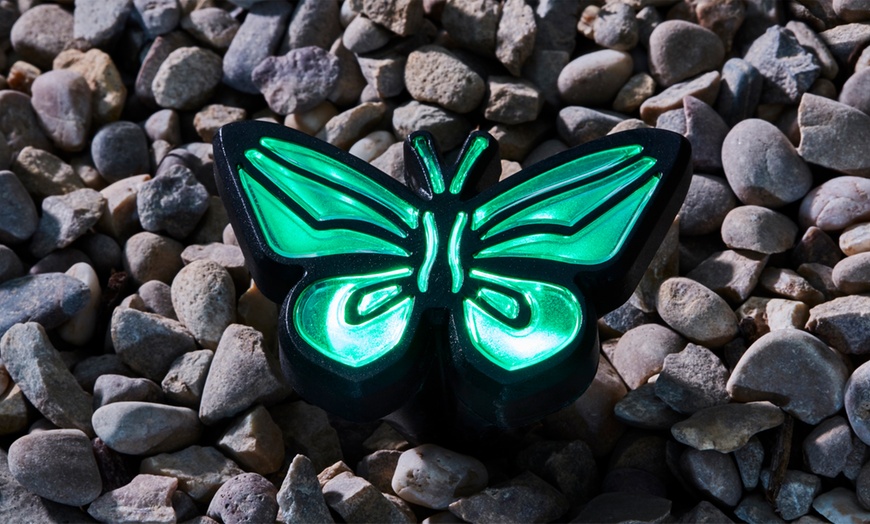 Image 4: Solar Butterfly Path Lights