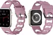 Get Stylish with Waloo Silicone Link Looped Band For Apple Watch - Black, White, Calm Blue & More (Up to 50%Off) - Second Medium
