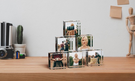 5x5cm One Personalised Mini Acrylic Photo Block - Photo Gifts