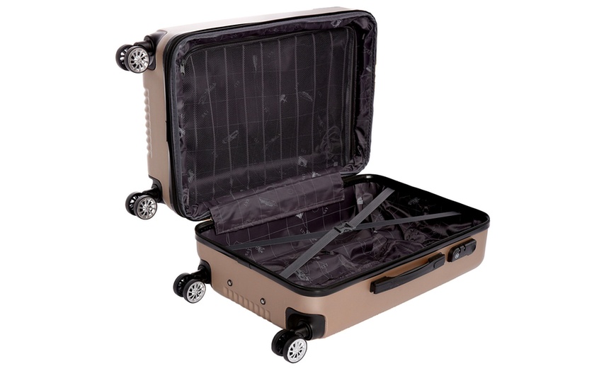 Image 13: Panama Trolley Suitcase Set