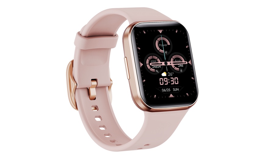 Image 7: Bluetooth 5.0 Smart Watch 1.6" TFT 2.5D Touch Screen BPM Temperature