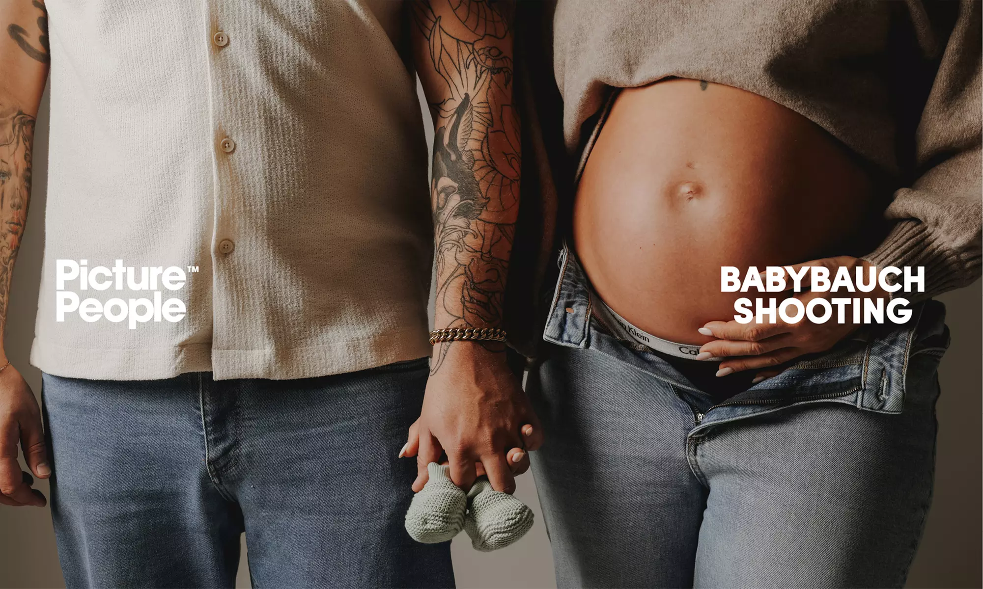 90 Min. Babybauch Fotoshooting inkl. 2-5 Bildern + Geschenk