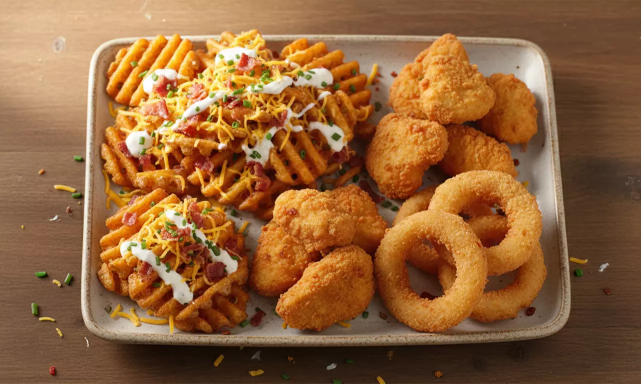 Menú de hamburguesa para 2 o 4 con entrante, bebida y tortitas