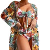 Image 3: Hoch-taillierter Bikini mit passendem Kimono